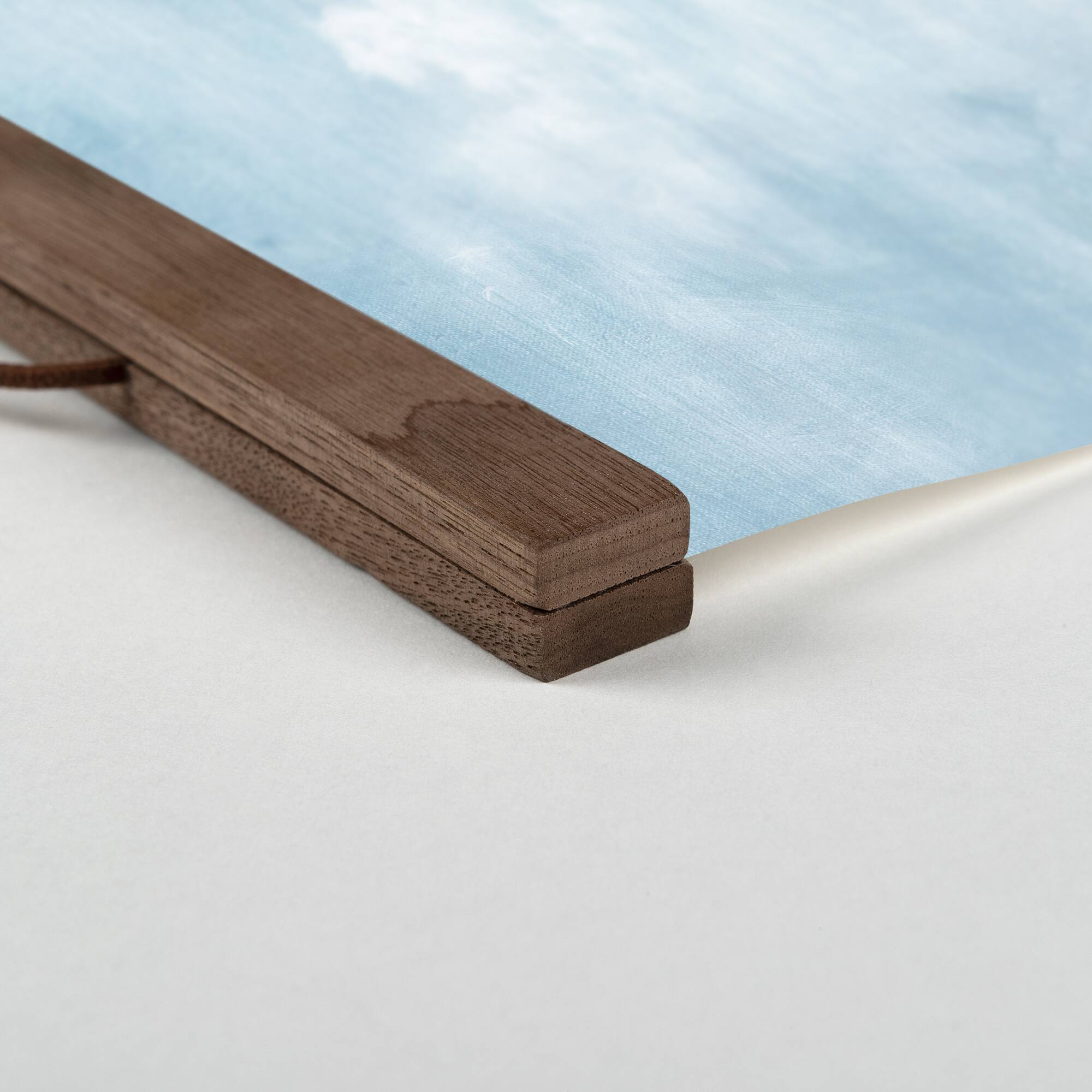 Ocean Dock Teak Hanging Canvas Wall Art